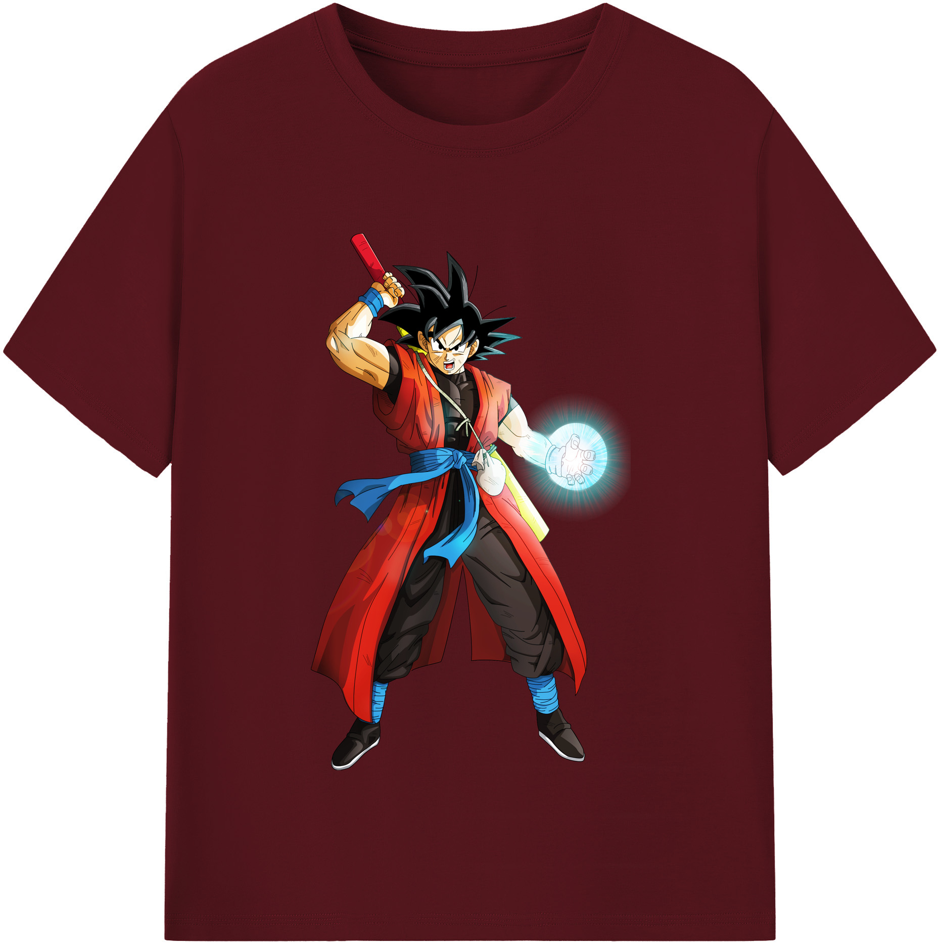 （画像用） ドラゴンボール 孫悟空（そん ごくう）Son Goku カカロット DRAGON BALL Kakarotto 綿100％半袖Tシャツ（フロントプリント）